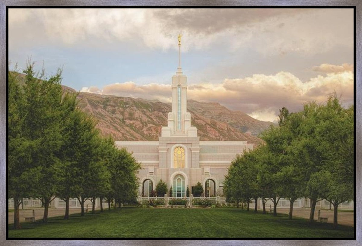 Mt. Timpanogos Temple 12 Gallery Wrap