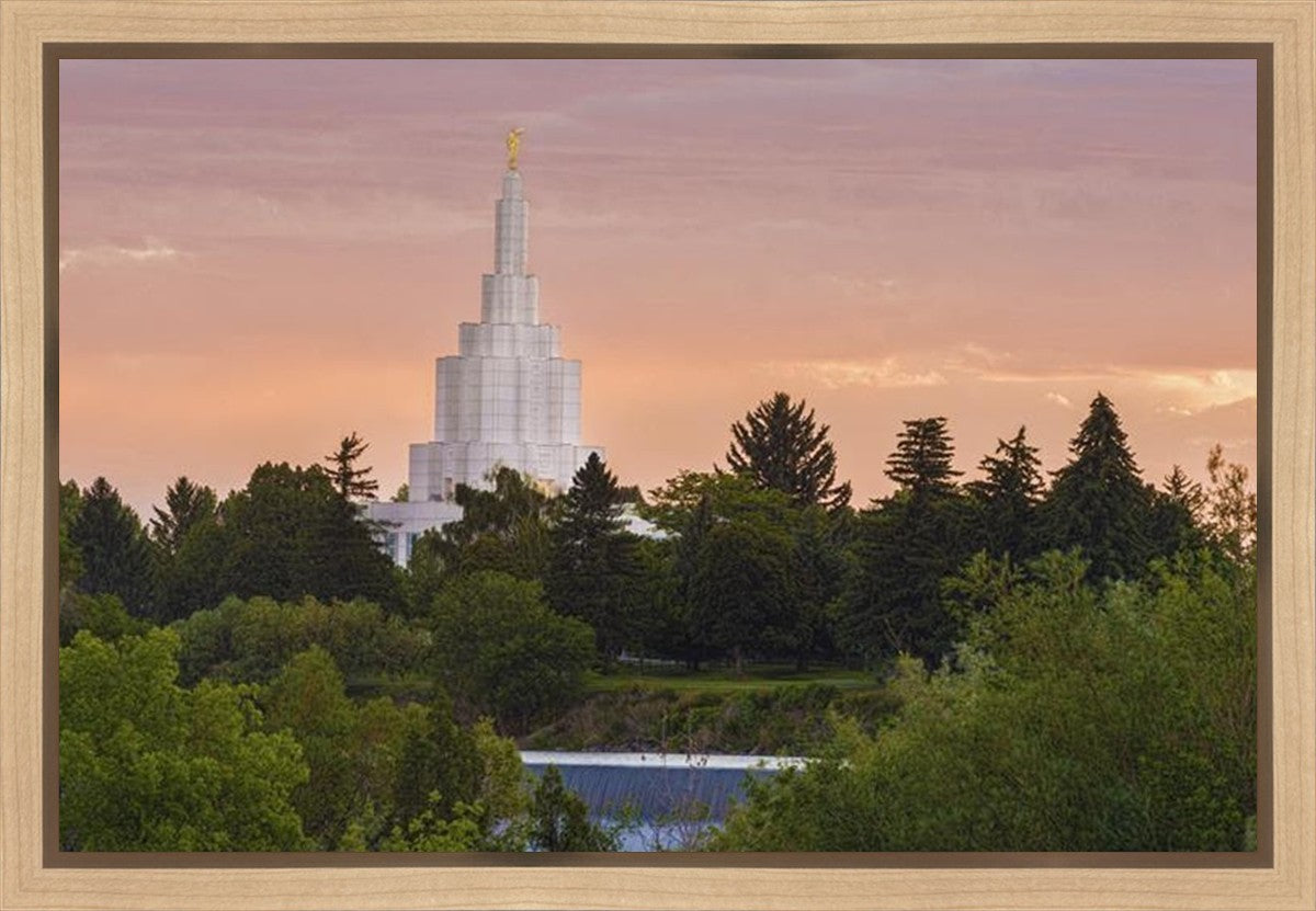 Idaho Falls Temple 08 Gallery Wrap