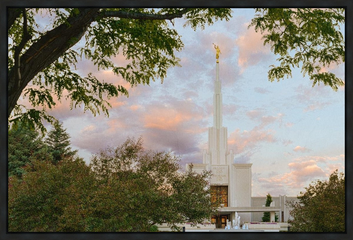 Denver Temple 01 Gallery Wrap