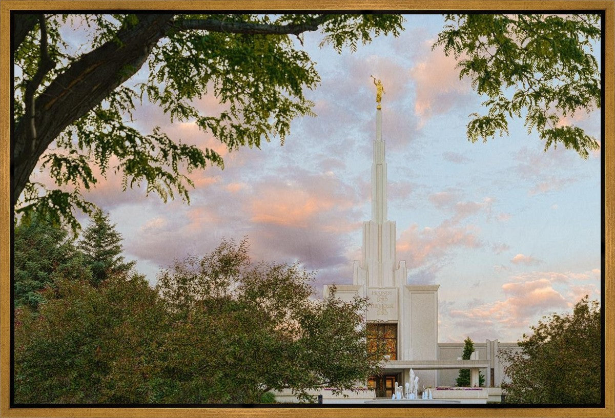 Denver Temple 01 Gallery Wrap