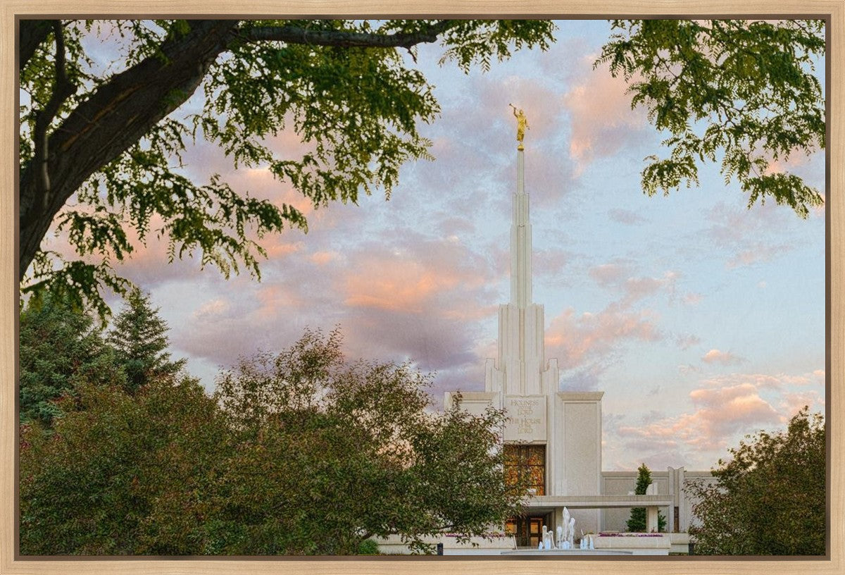 Denver Temple 01 Gallery Wrap