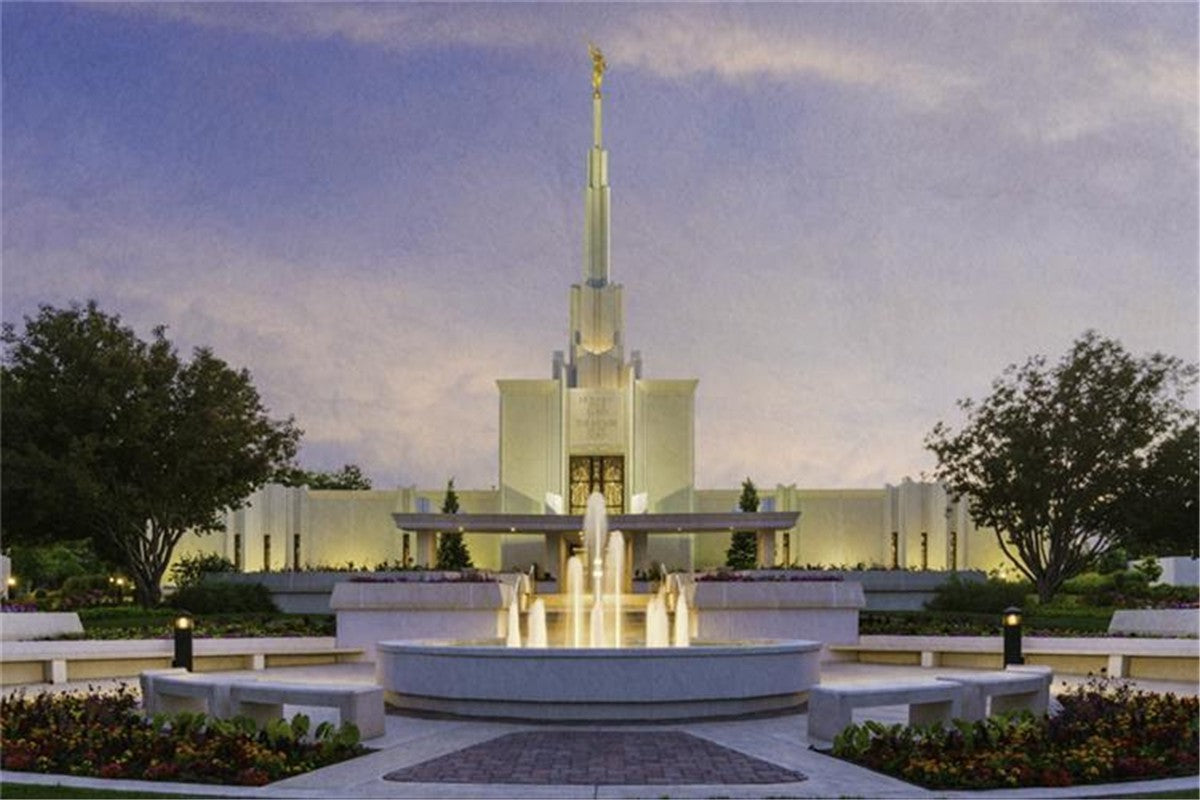 Denver Temple 02 Gallery Wrap