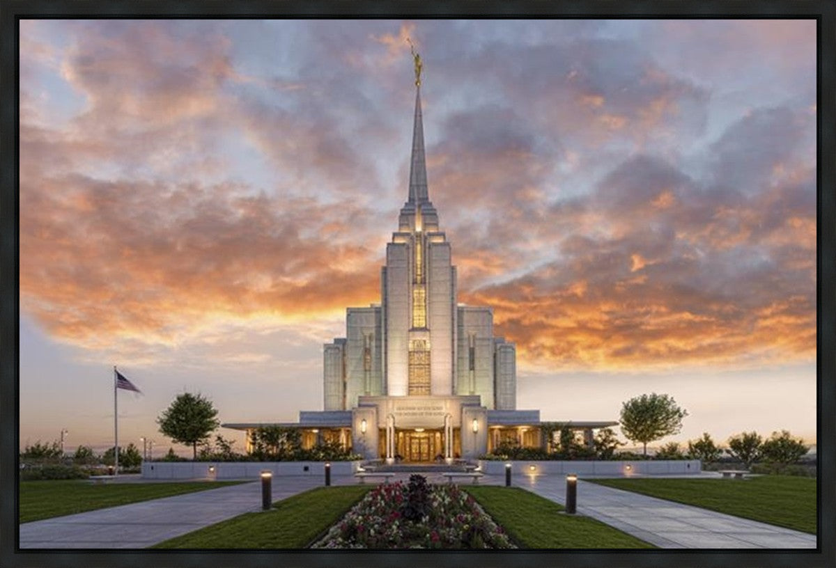 Rexburg Temple 03 Gallery Wrap
