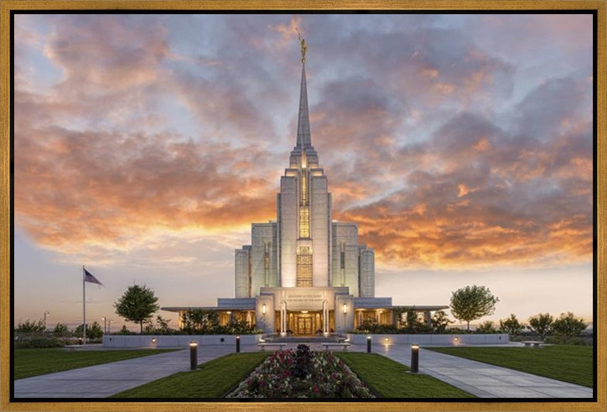 Rexburg Temple 03 Gallery Wrap