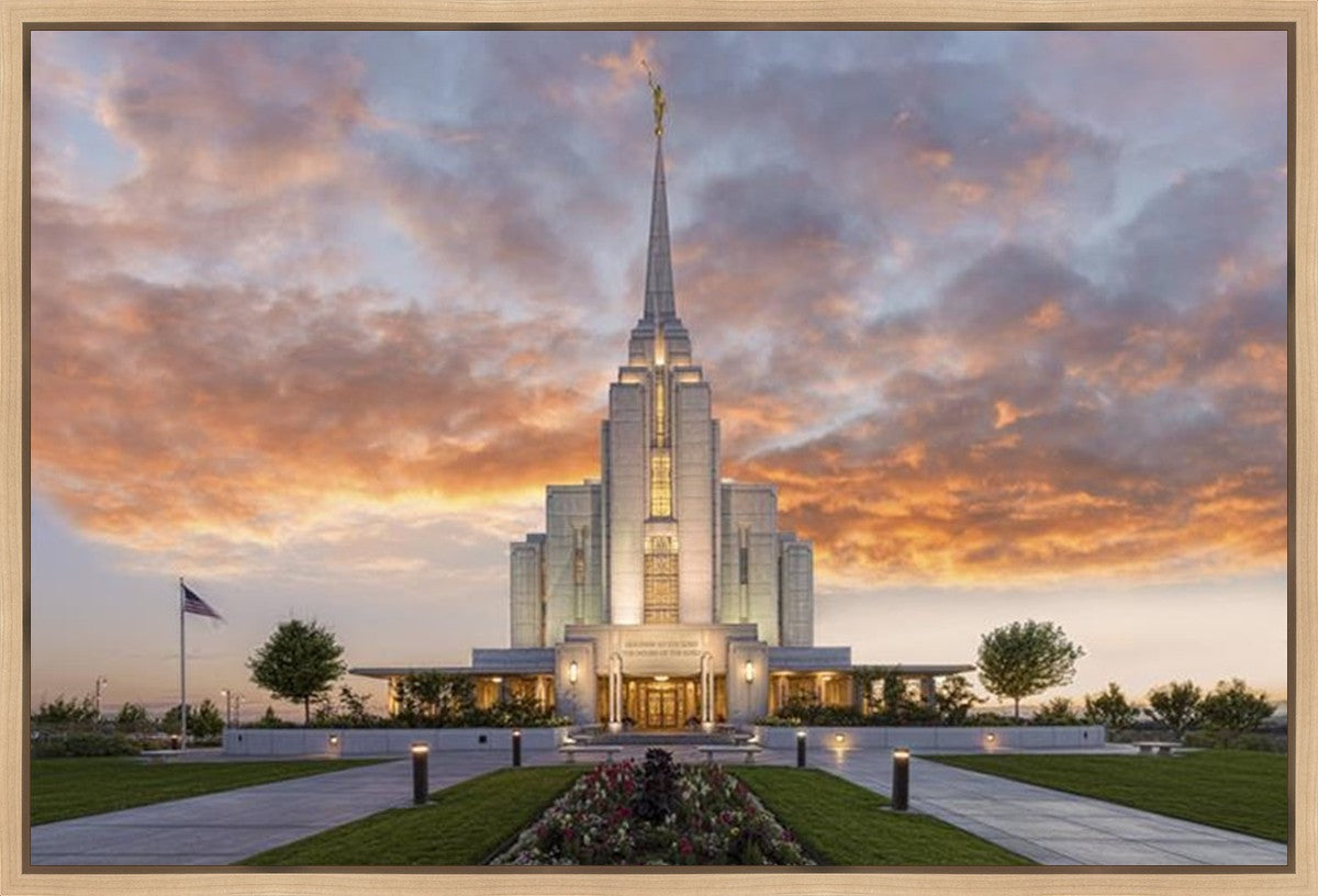 Rexburg Temple 03 Gallery Wrap