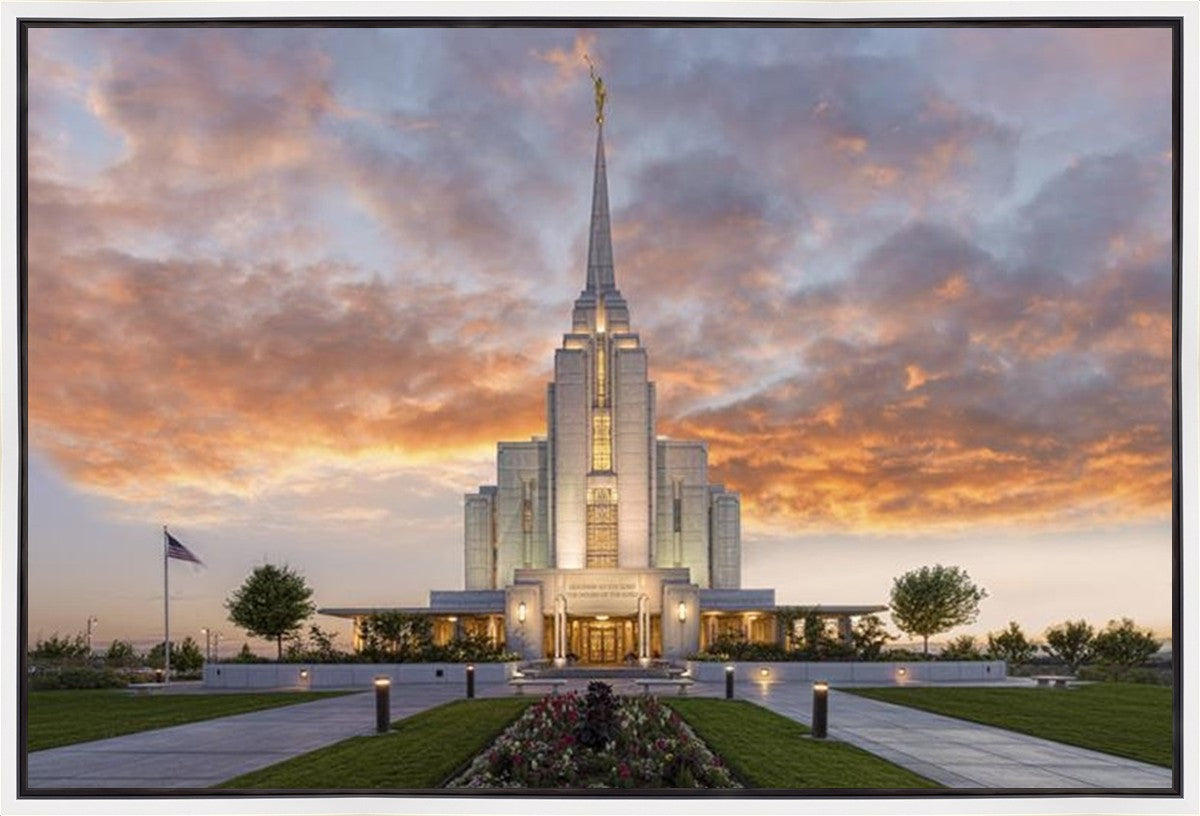 Rexburg Temple 03 Gallery Wrap