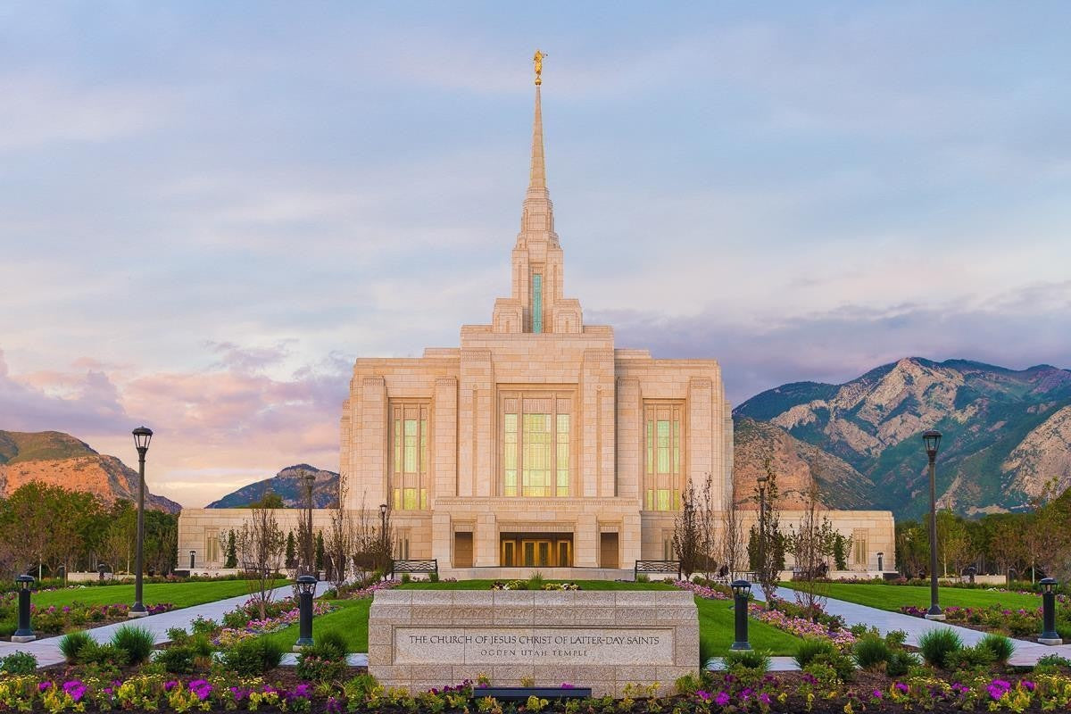 Ogden Temple 08 Gallery Wrap
