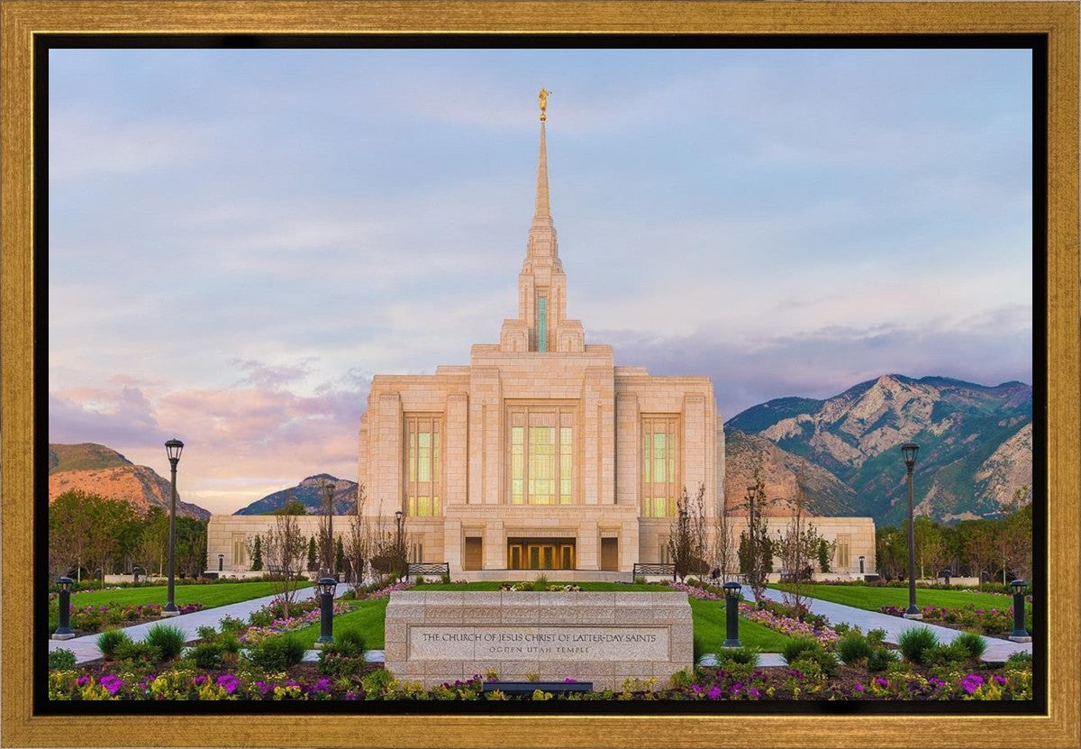 Ogden Temple 08 Gallery Wrap