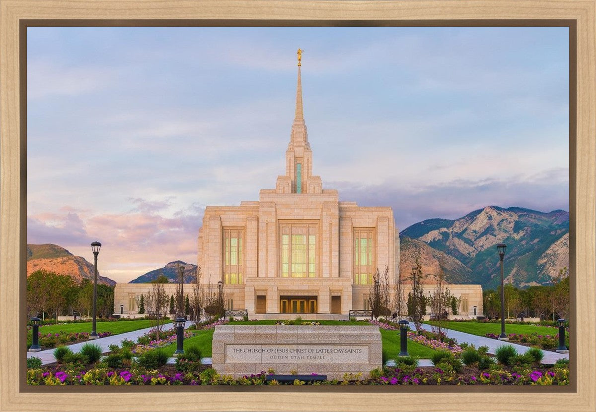 Ogden Temple 08 Gallery Wrap