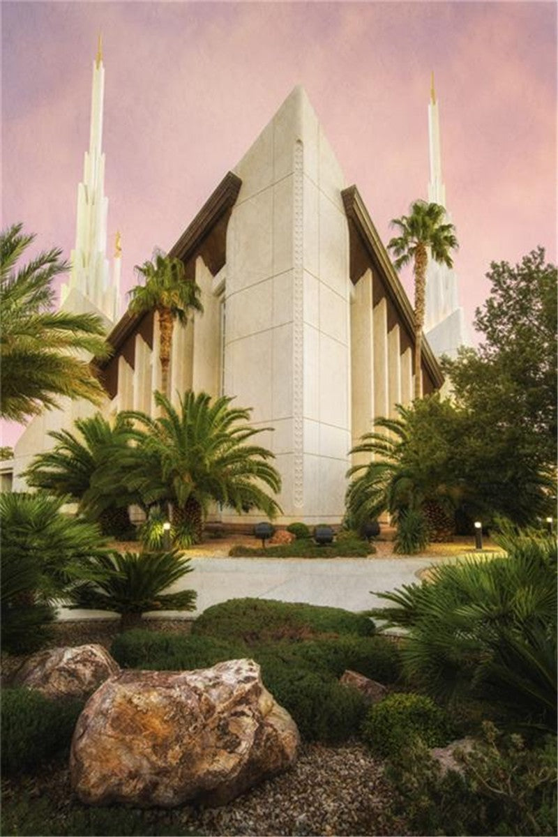 Las Vegas Temple 01 Gallery Wrap