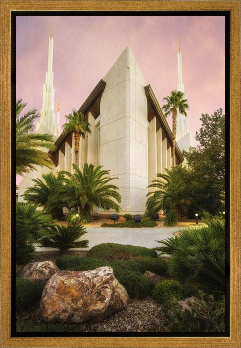 Las Vegas Temple 01 Gallery Wrap