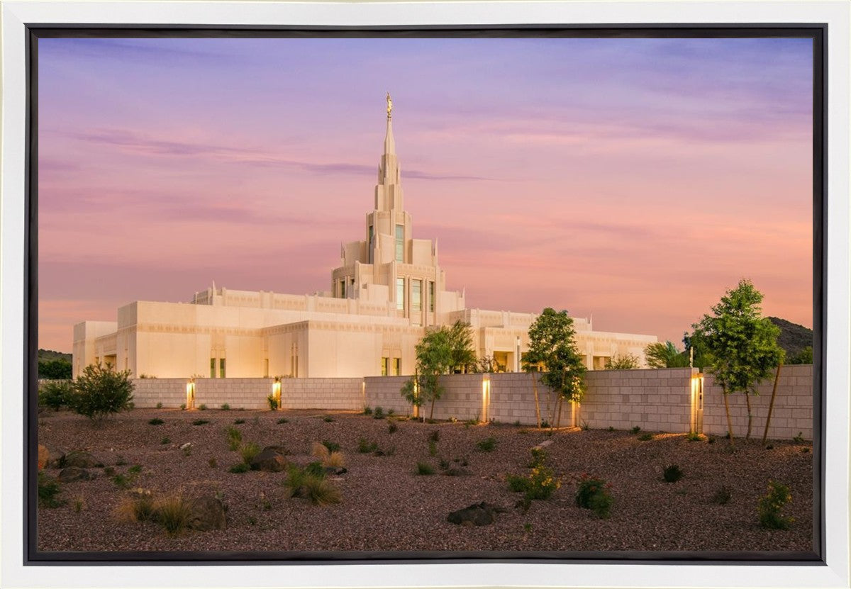 Phoenix Temple Dusk Gallery Wrap