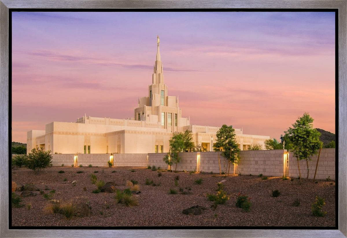 Phoenix Temple Dusk Gallery Wrap