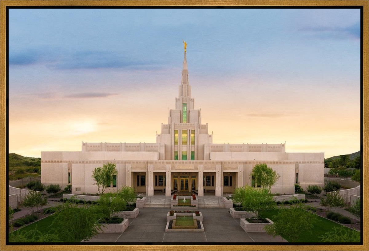 Phoenix Temple First Light Gallery Wrap