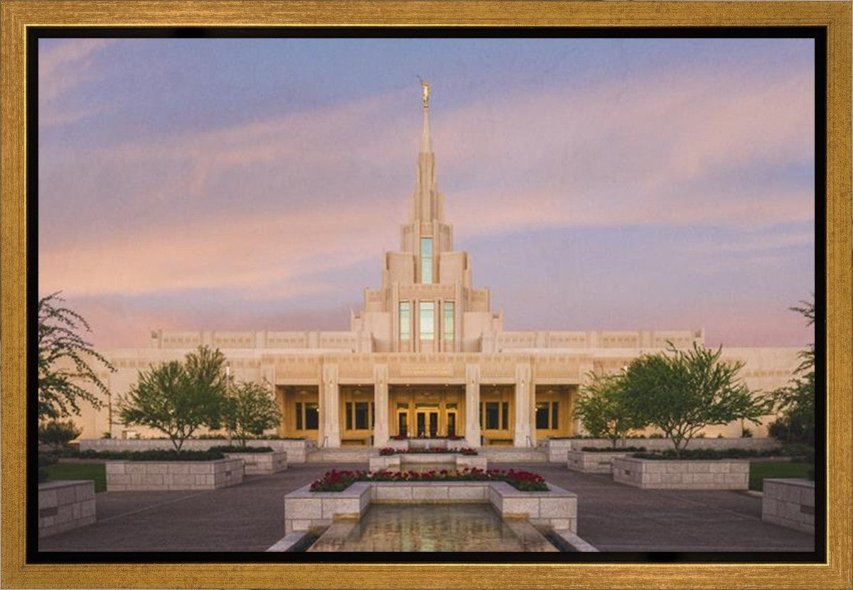 Phoenix Temple Golden Doors Gallery Wrap
