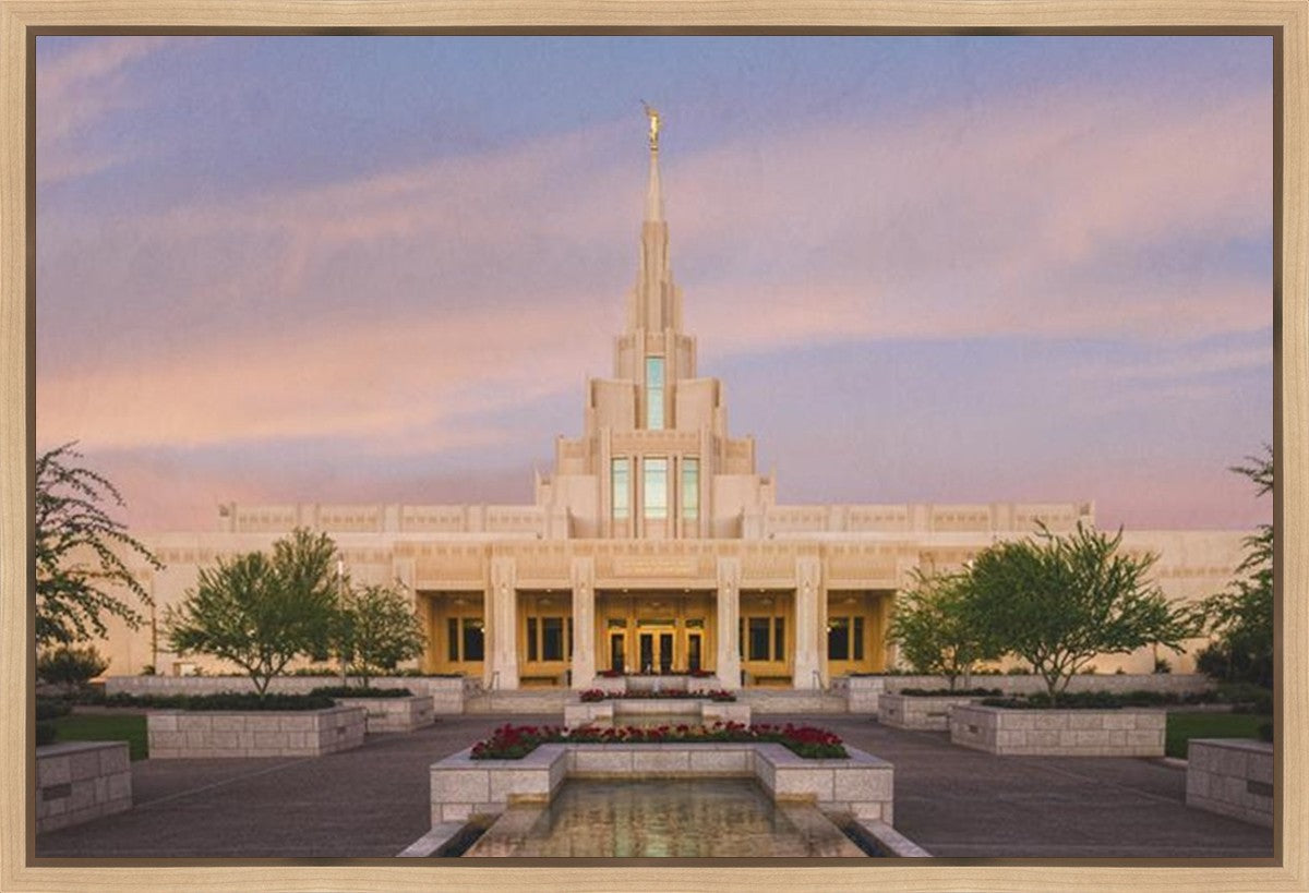 Phoenix Temple Golden Doors Gallery Wrap