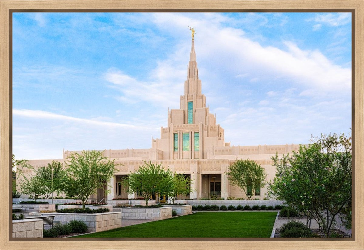 Phoenix Temple Windows of Heaven Gallery Wrap