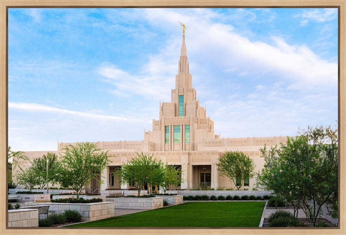 Phoenix Temple Windows of Heaven Gallery Wrap
