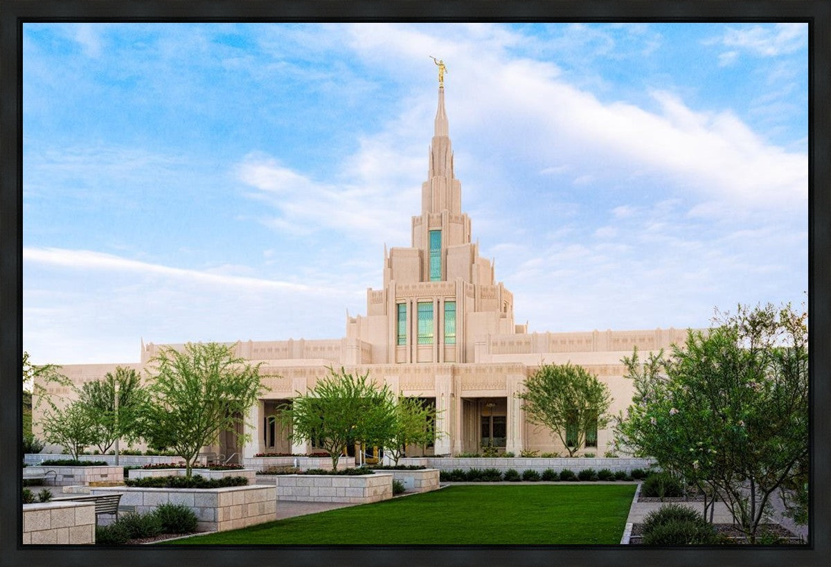 Phoenix Temple Windows of Heaven Gallery Wrap