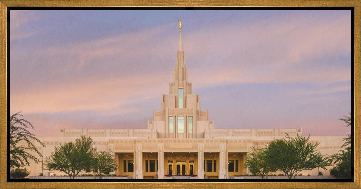 Phoenix Temple Golden Doors Gallery Wrap
