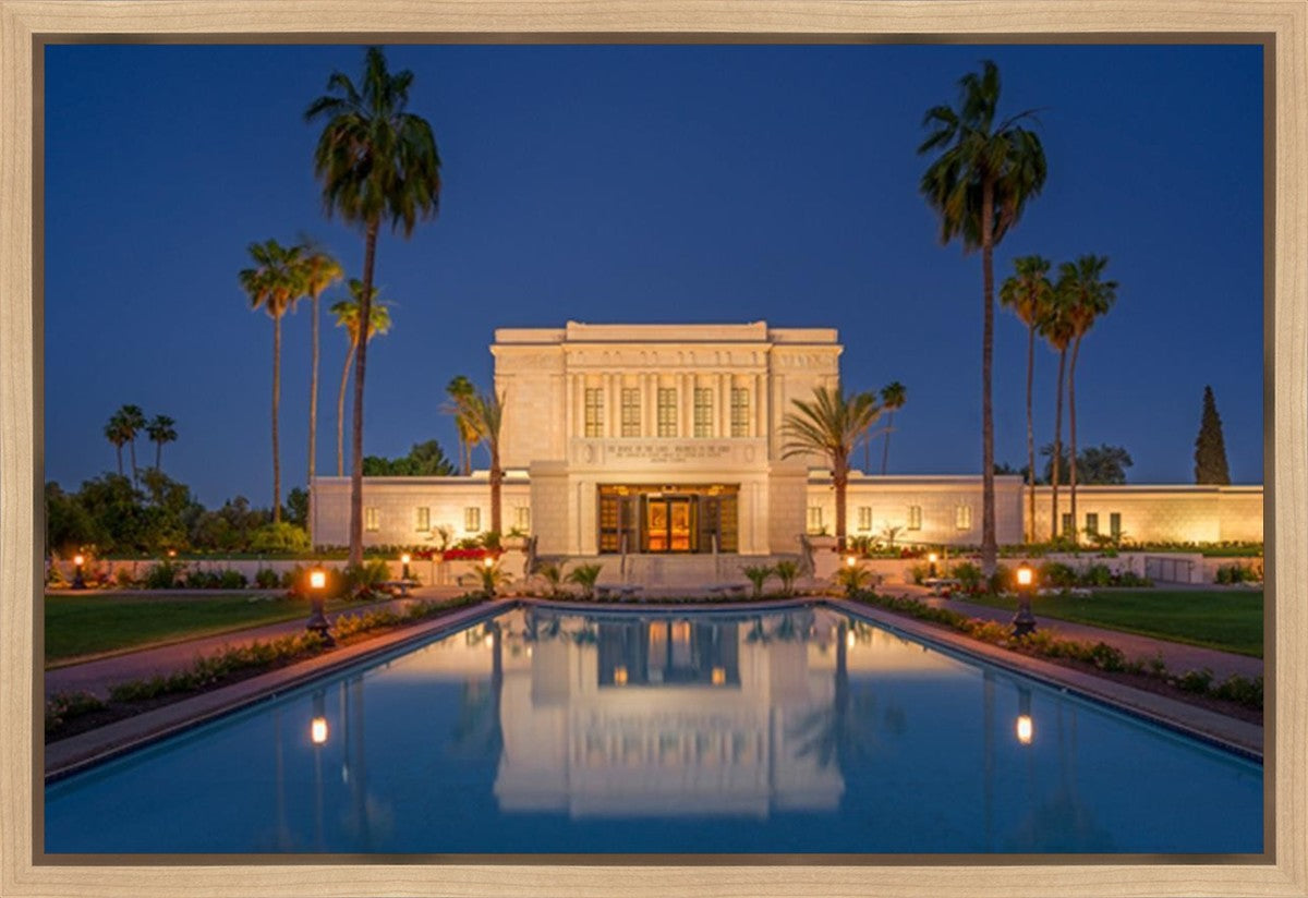 Mesa Night Reflections Gallery Wrap