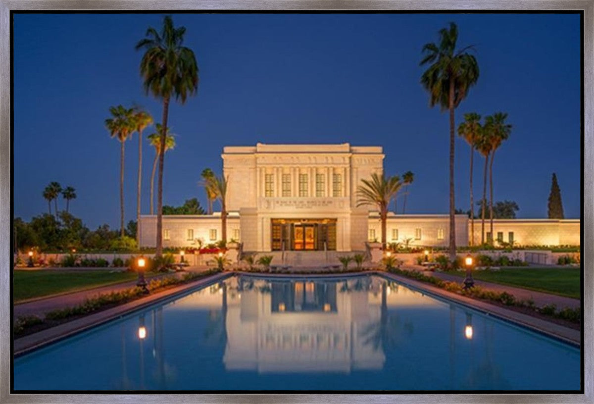 Mesa Night Reflections Gallery Wrap
