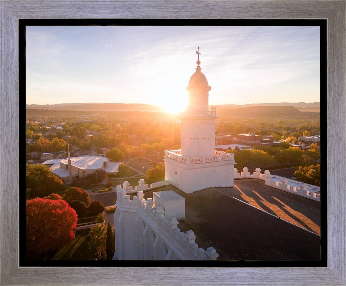 St. George Sunburst Gallery Wrap