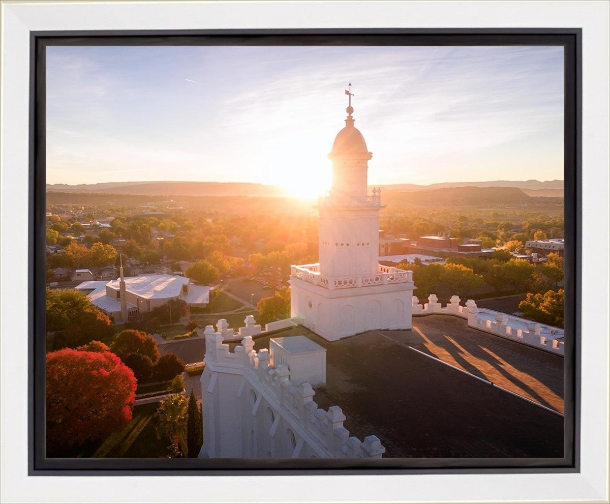 St. George Sunburst Gallery Wrap