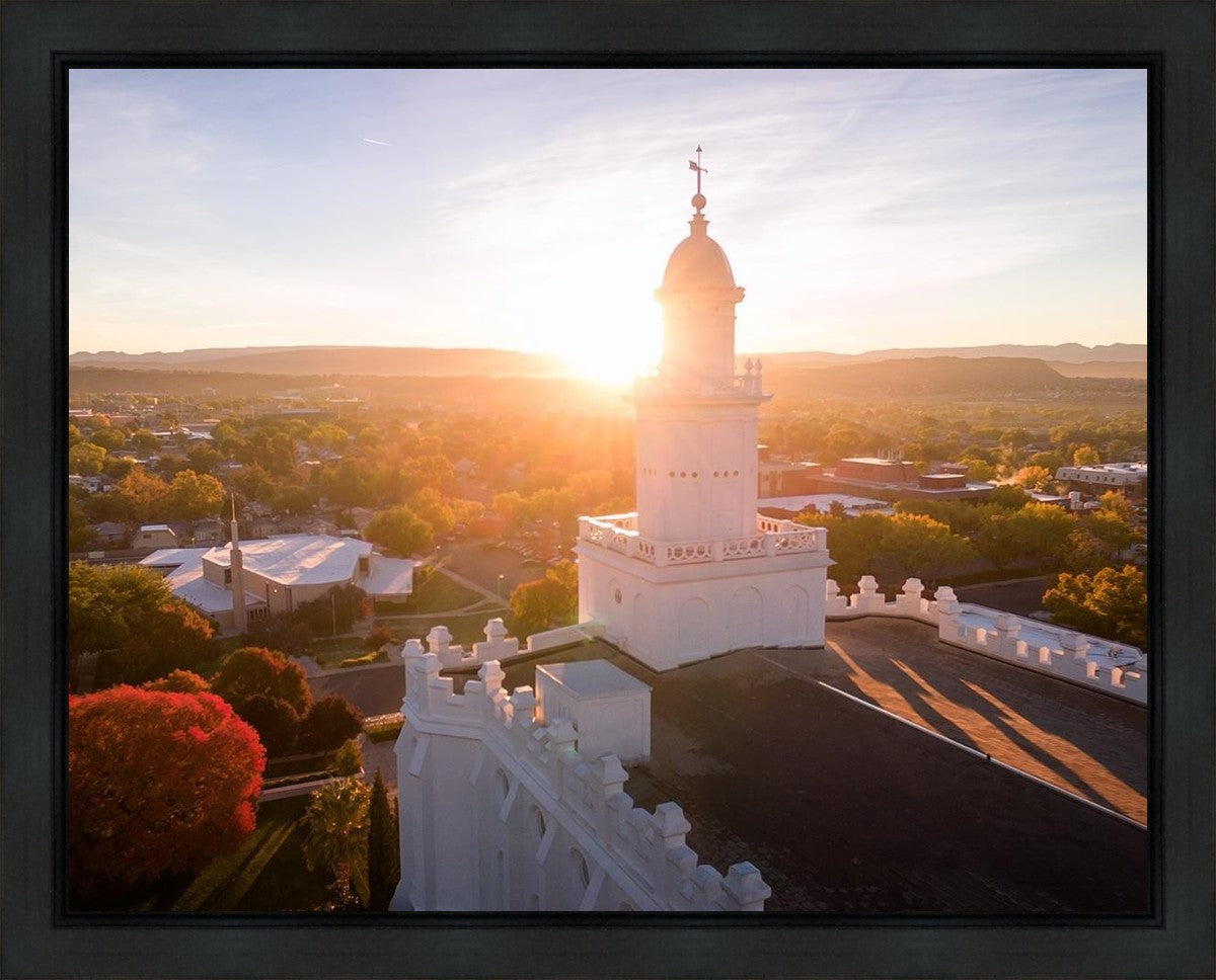 St. George Sunburst Gallery Wrap