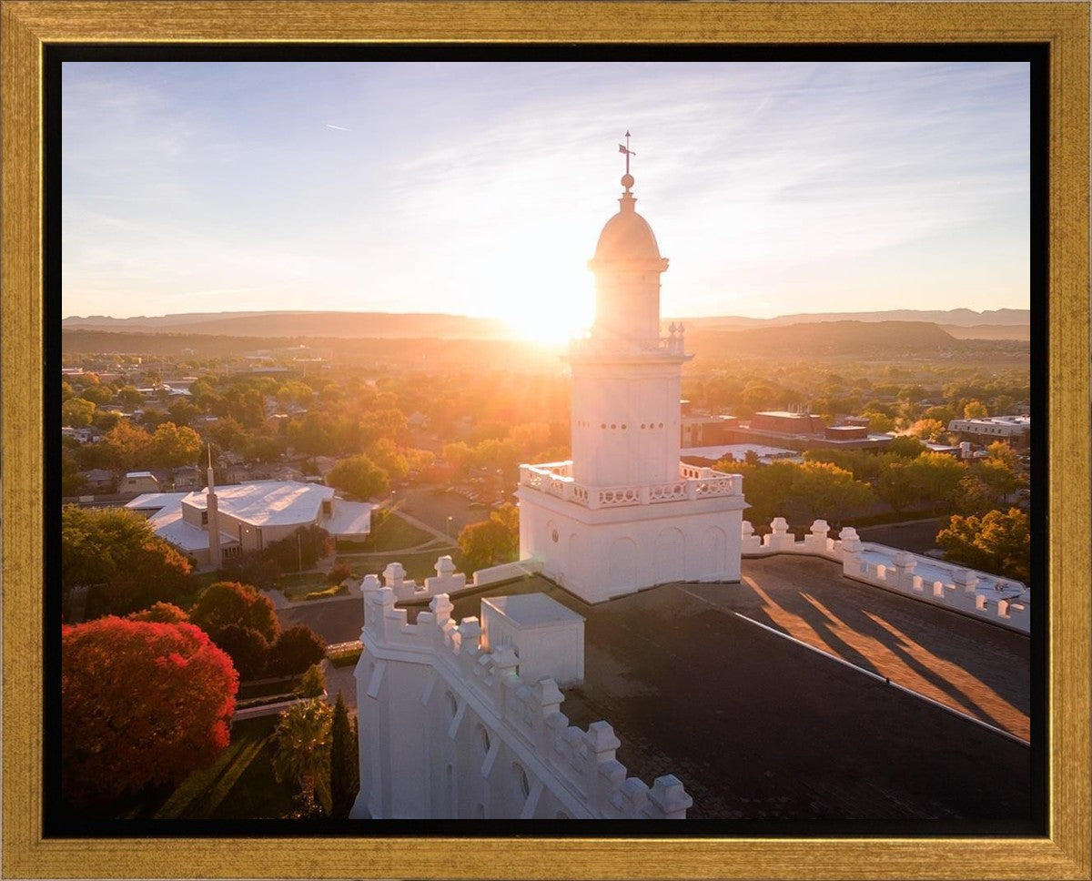 St. George Sunburst Gallery Wrap