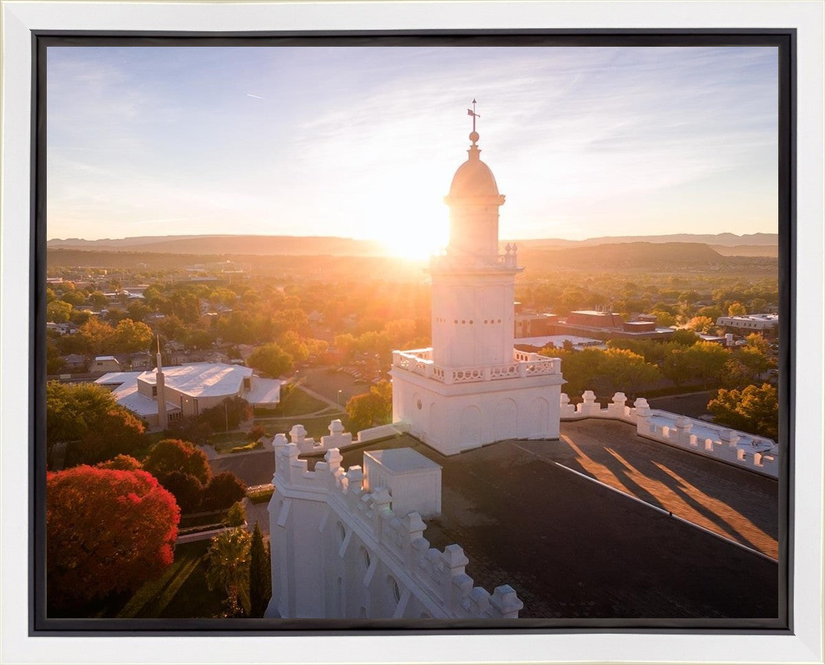 St. George Sunburst Gallery Wrap