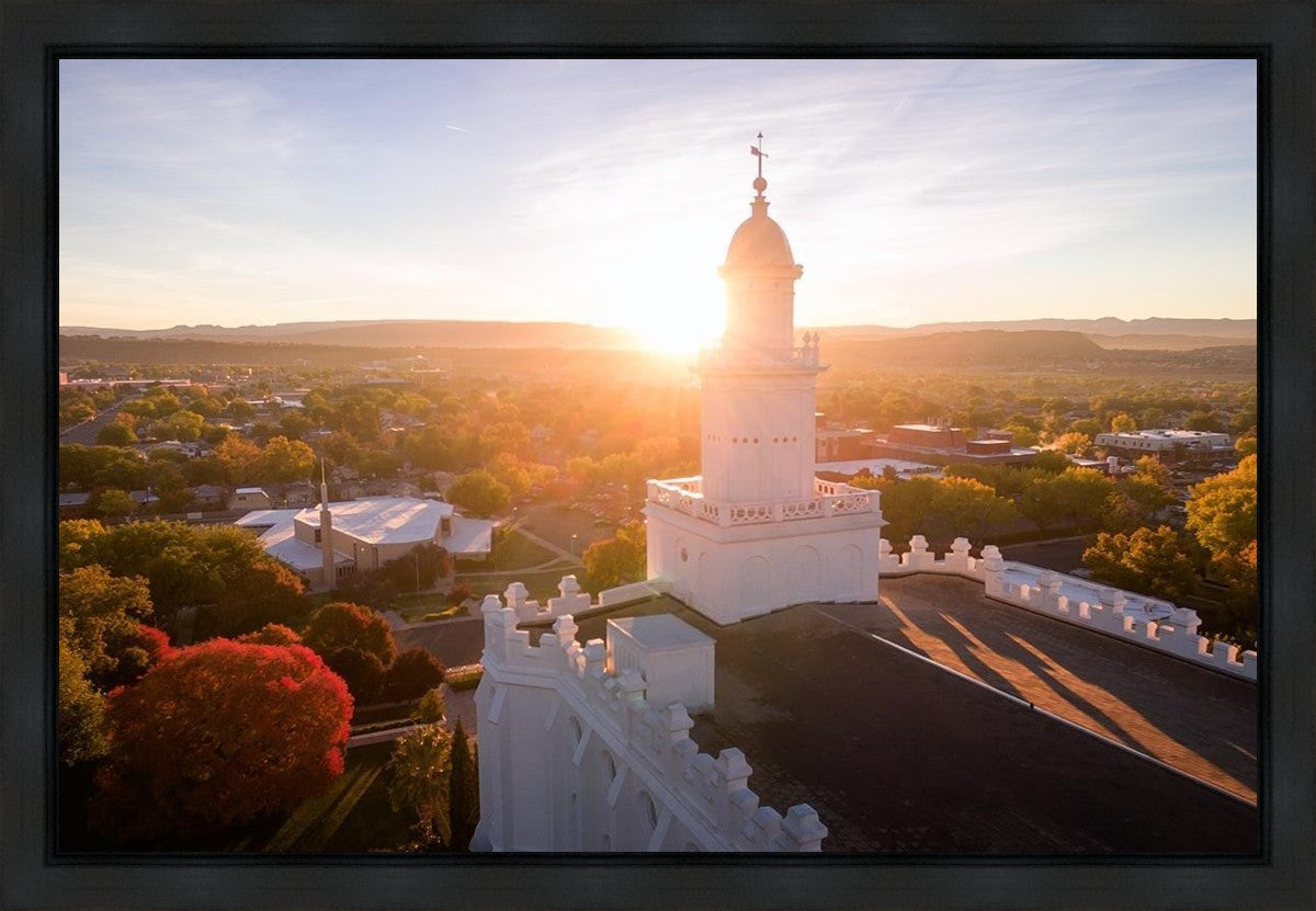 St. George Sunburst Gallery Wrap
