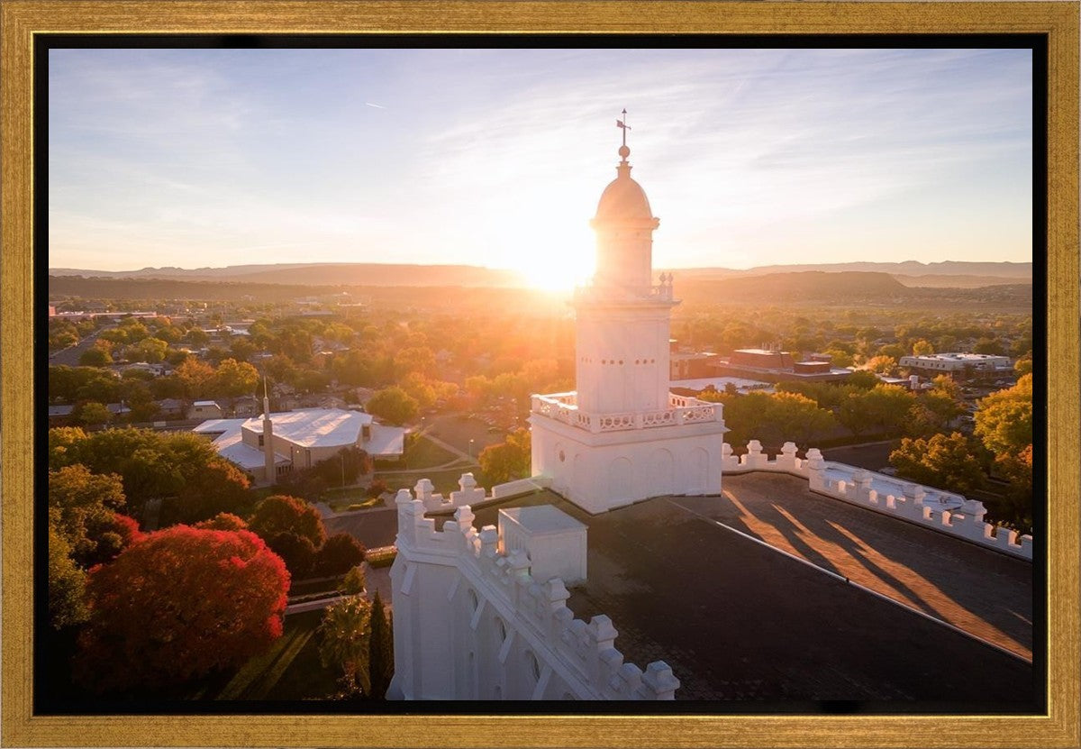 St. George Sunburst Gallery Wrap
