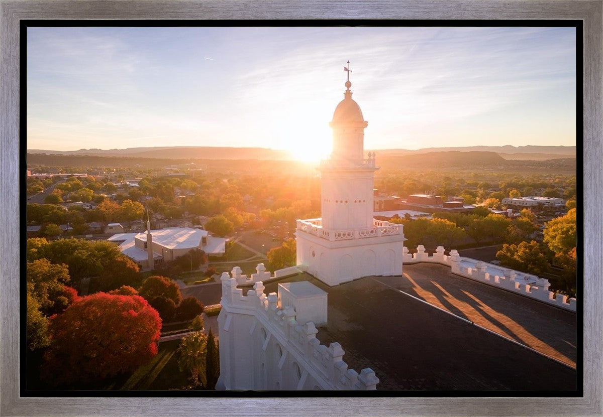 St. George Sunburst Gallery Wrap