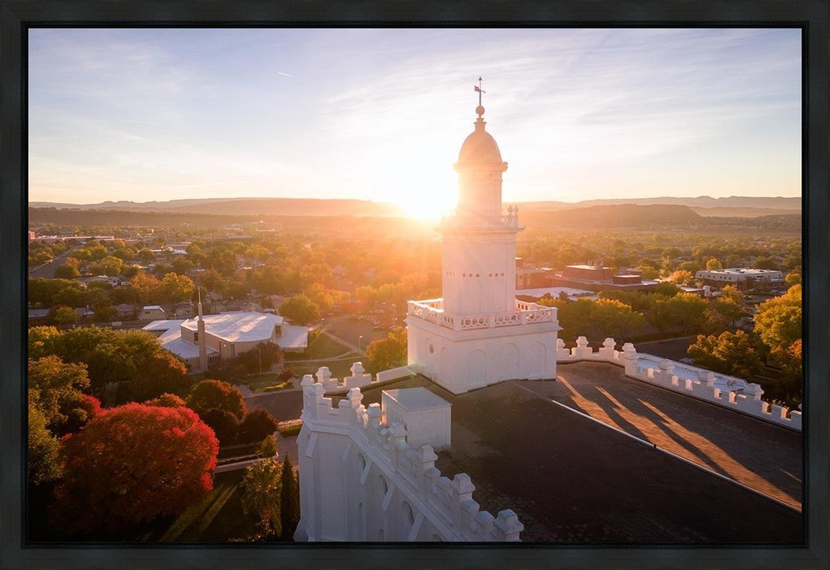 St. George Sunburst Gallery Wrap