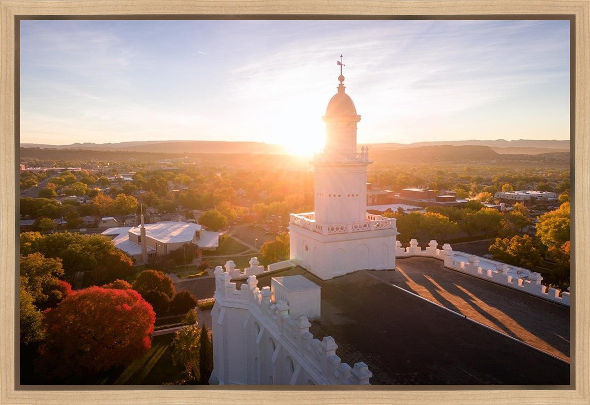 St. George Sunburst Gallery Wrap