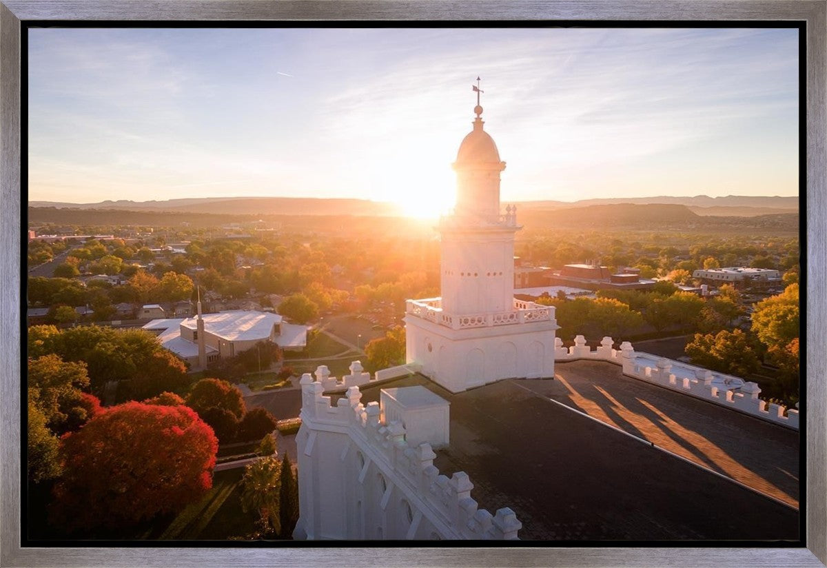 St. George Sunburst Gallery Wrap