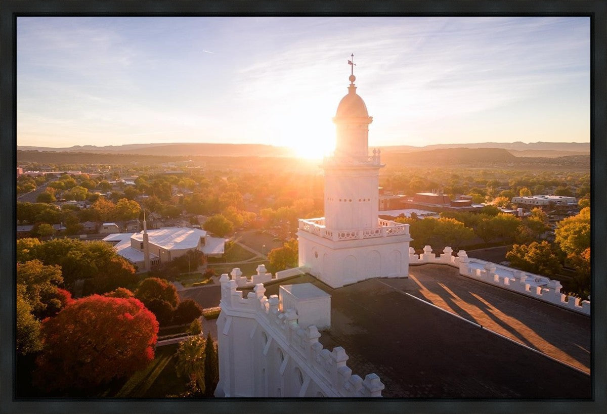 St. George Sunburst Gallery Wrap
