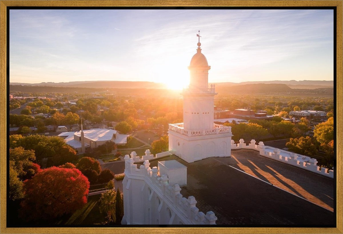 St. George Sunburst Gallery Wrap