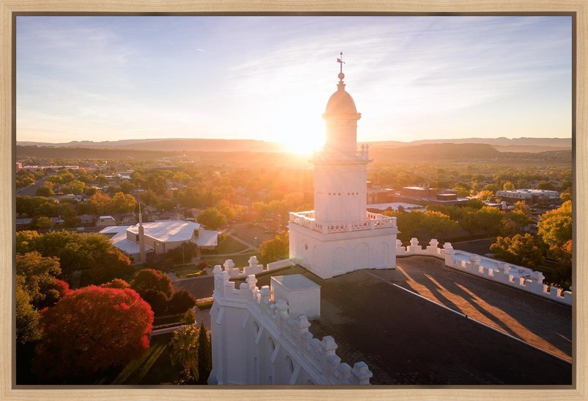 St. George Sunburst Gallery Wrap