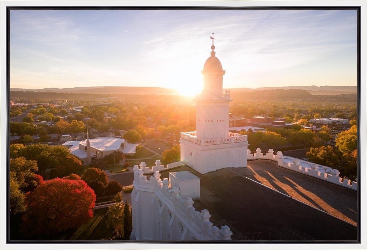 St. George Sunburst Gallery Wrap