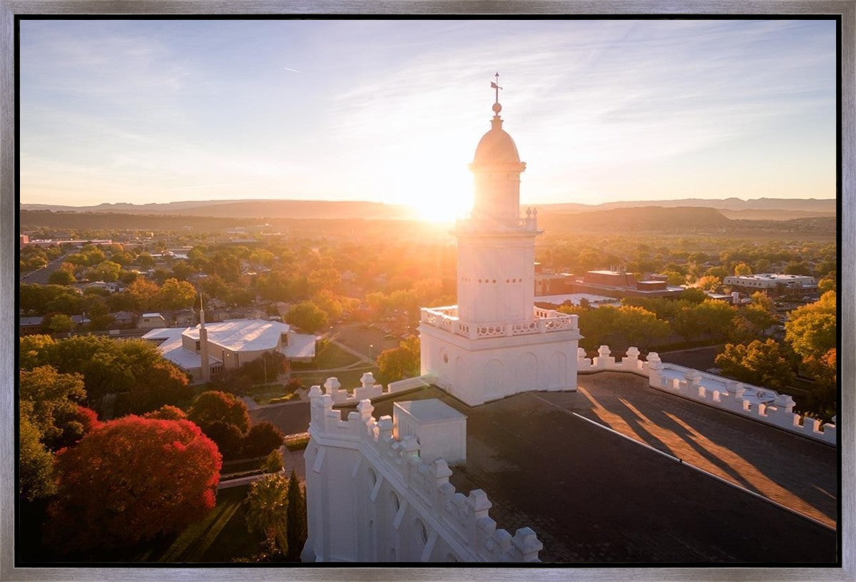 St. George Sunburst Gallery Wrap