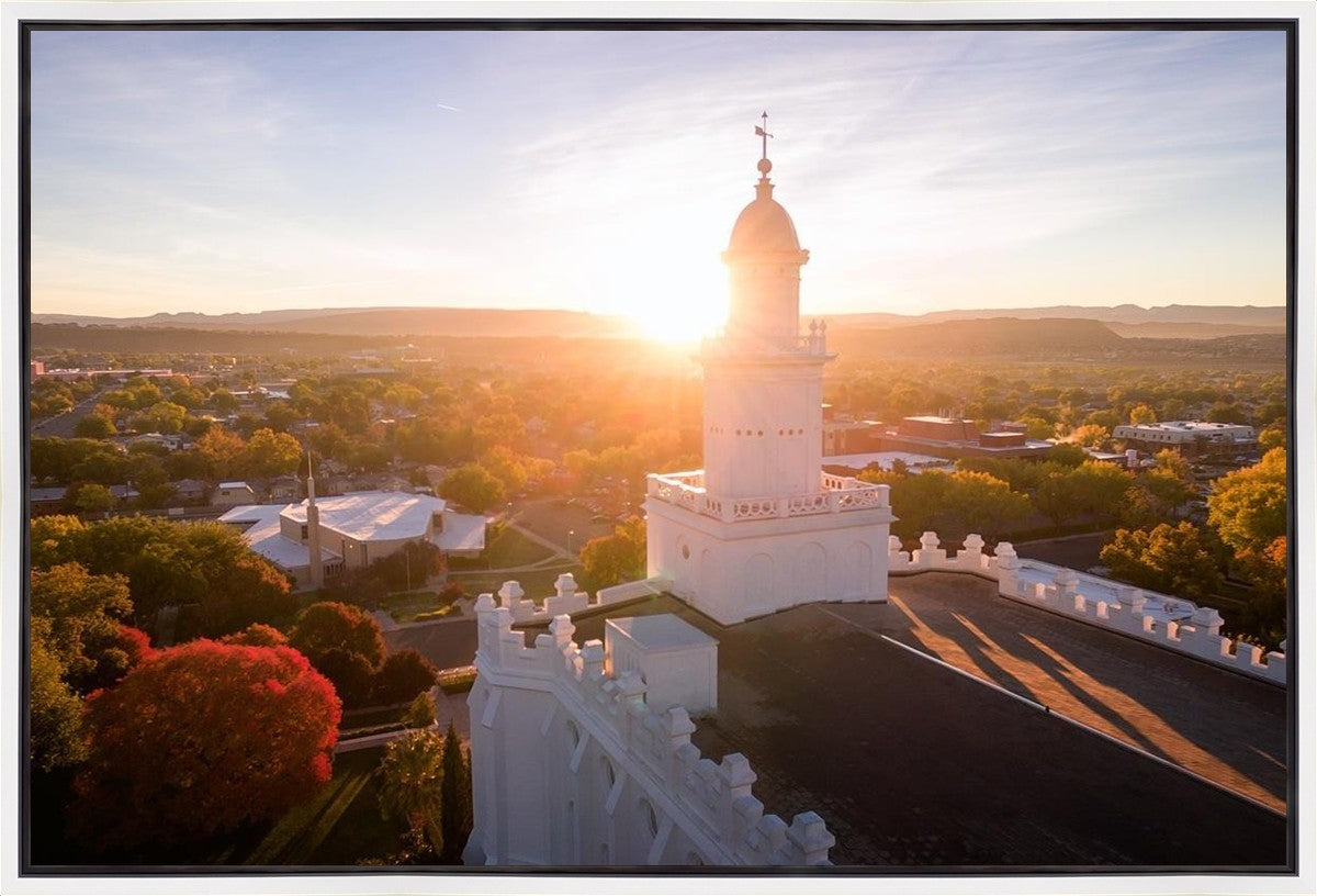 St. George Sunburst Gallery Wrap