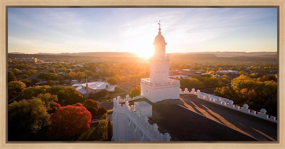 St. George Sunburst Gallery Wrap
