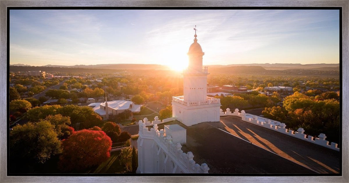 St. George Sunburst Gallery Wrap