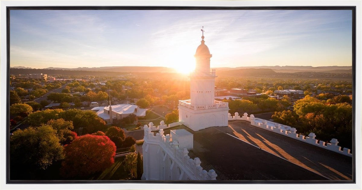 St. George Sunburst Gallery Wrap