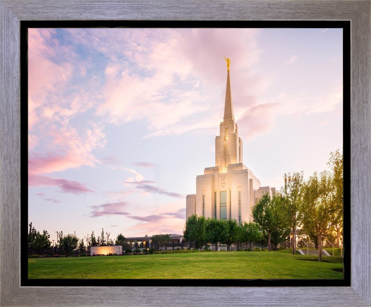 Oquirrh Mountain Pastel Sunset