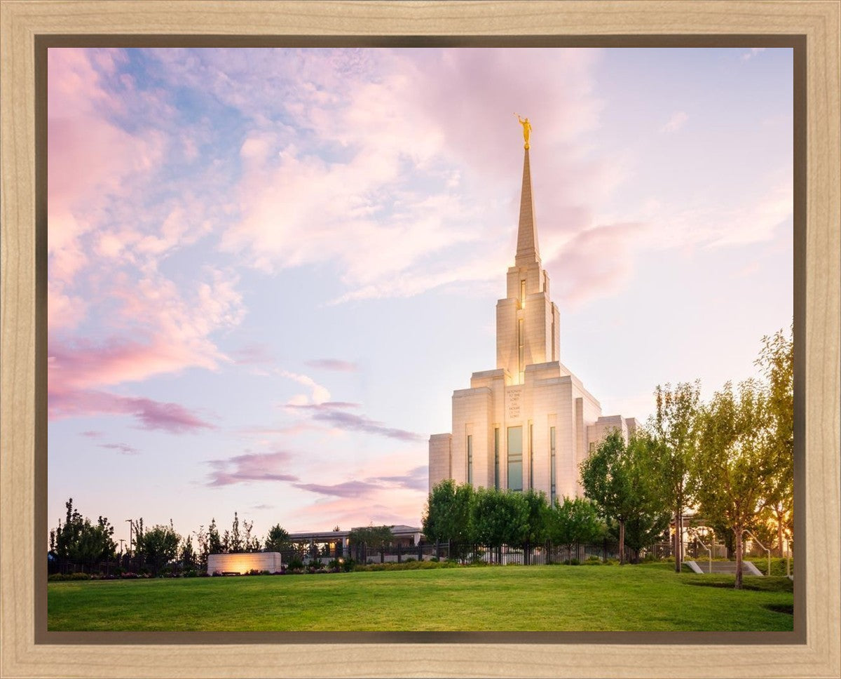 Oquirrh Mountain Pastel Sunset
