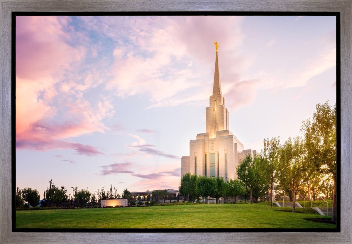 Oquirrh Mountain Pastel Sunset