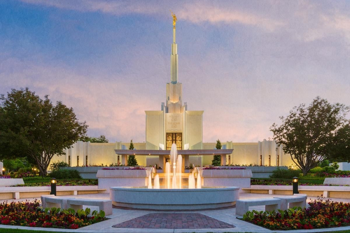 Denver Temple 02 Gallery Wrap
